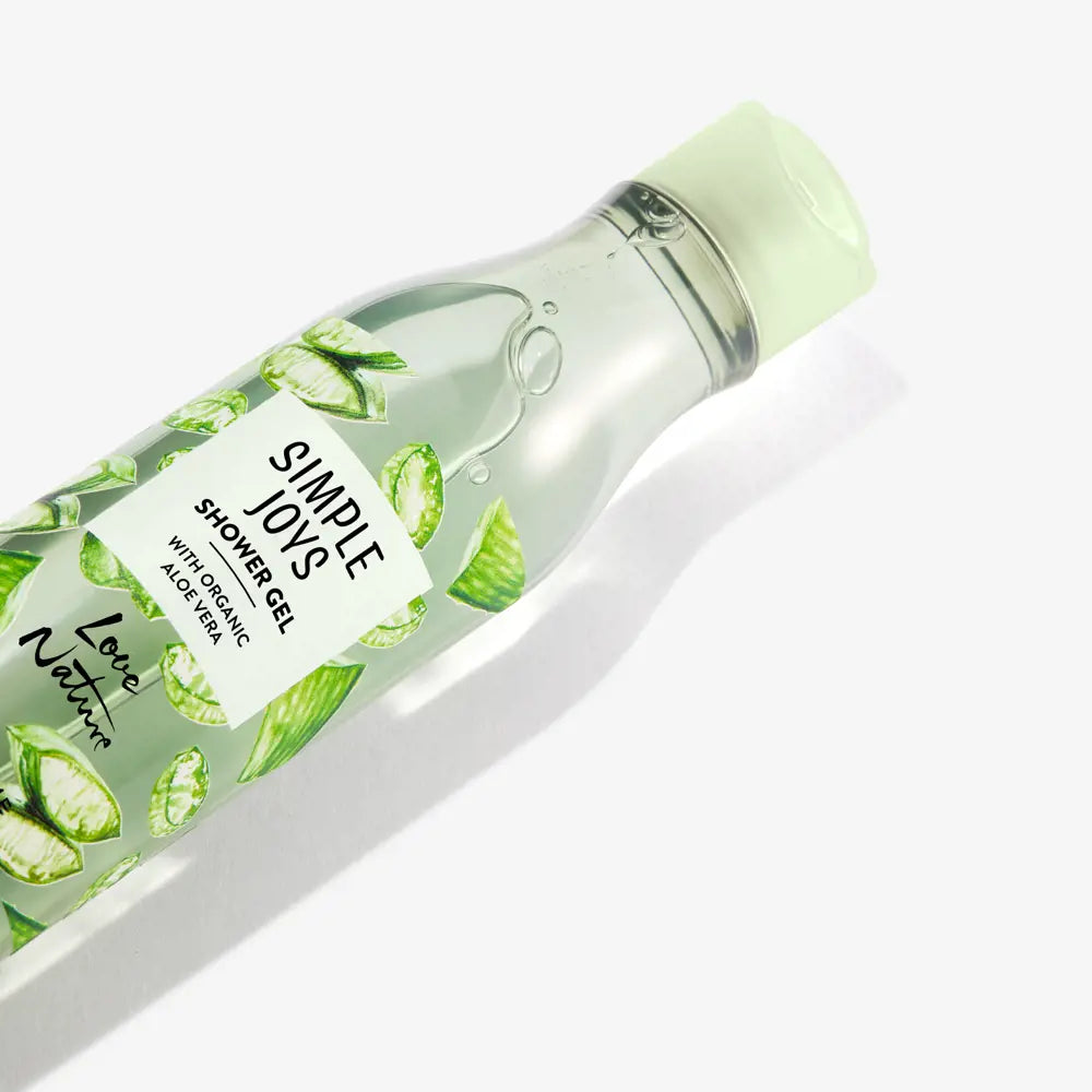 Gel de Ducha con Aloe Vera Orgánico Simple Joys Love Nature