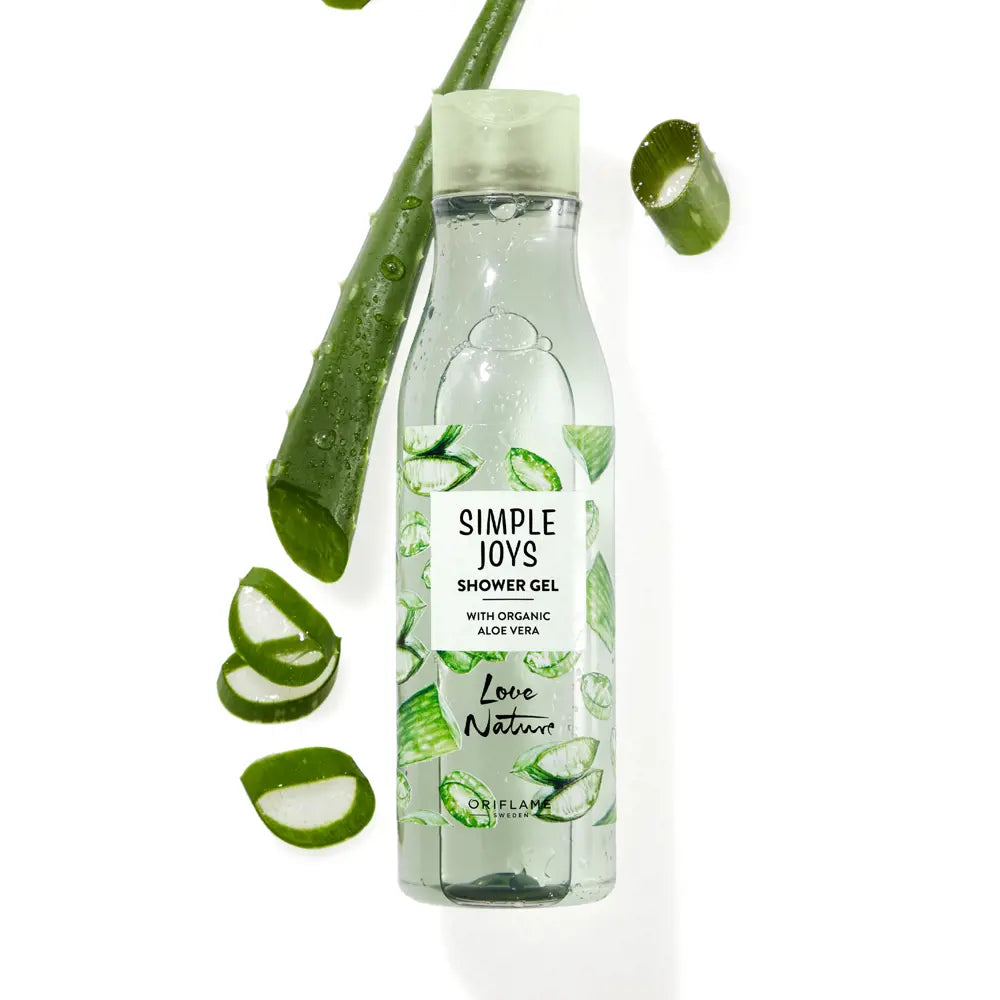 Gel de Ducha con Aloe Vera Orgánico Simple Joys Love Nature